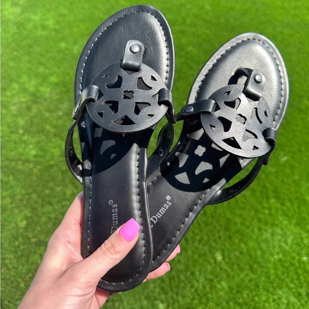 Black Flip flops